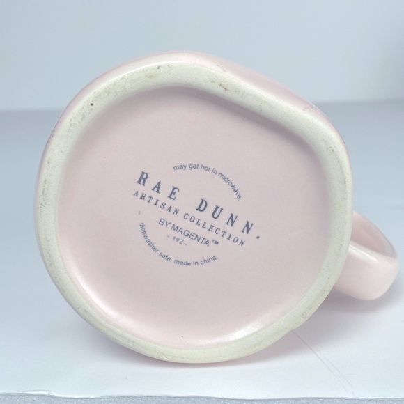 RAE DUNN Artisan Collection FIANCÉE Mug Pink Kitchen Coffee Tea… - Picture 6 of 7